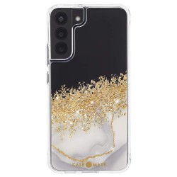 Huse Case Mate Karat Marble Samsung Galaxy S22 Plus, transparent/auriu